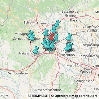 Mappa Viale Risorgimento Nazionale, 36100 Vicenza VI, Italia (8.2595)