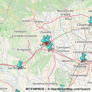 Mappa Viale Risorgimento Nazionale, 36100 Vicenza VI, Italia (33.62267)