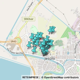Mappa Via Anita Garibaldi, 30016 Jesolo VE, Italia (0.27931)