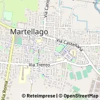 地図 Martellago