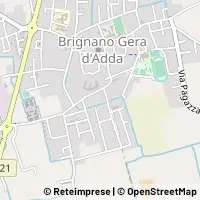 Mapa Brignano Gera d'Adda