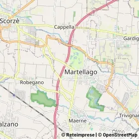 Mappa Martellago