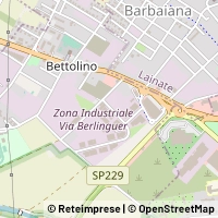 Mapa Pogliano Milanese