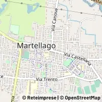 Karte Martellago