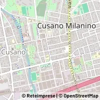 Peta Cusano Milanino