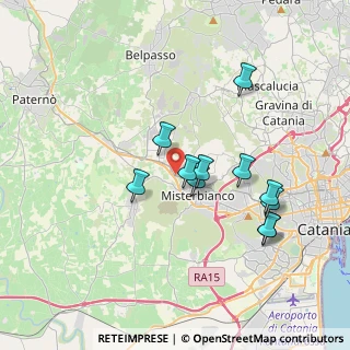 Mappa Via Erba Bianche Ficarelli, 95045 Misterbianco CT, Italia (3.72455)