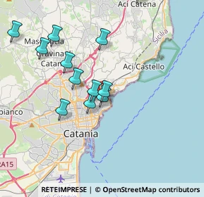 Mappa Via Fiume, 95126 Catania CT, Italia (4.09667)