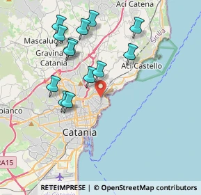 Mappa Via de Caro, 95126 Catania CT, Italia (4.27615)