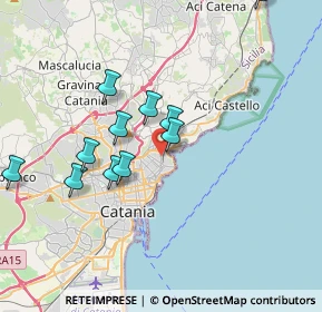 Mappa Via Fiume, 95126 Catania CT, Italia (4.39667)