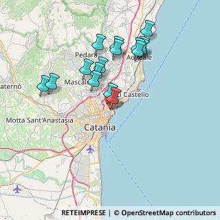 Mappa Via de Caro, 95126 Catania CT, Italia (8.02375)