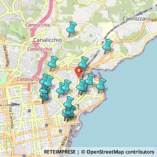 Mappa Via Fiume, 95126 Catania CT, Italia (1.003)