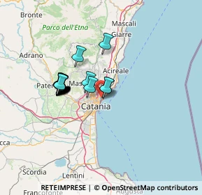 Mappa Via de Caro, 95126 Catania CT, Italia (12.72)