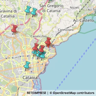 Mappa Via de Caro, 95126 Catania CT, Italia (2.30917)