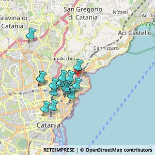 Mappa Via Fiume, 95126 Catania CT, Italia (1.88067)
