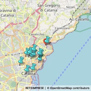 Mappa Via Fiume, 95126 Catania CT, Italia (2.14)