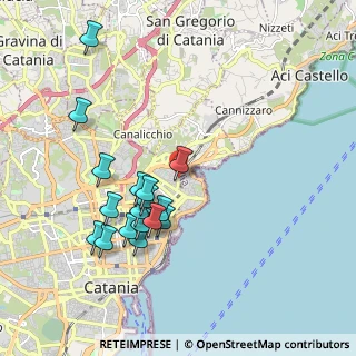 Mappa Via Fiume, 95126 Catania CT, Italia (2.14176)