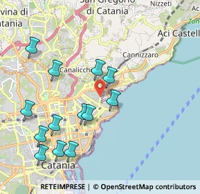 Mappa Via Fiume, 95126 Catania CT, Italia (2.39923)