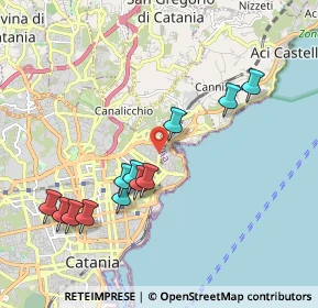 Mappa Via Fiume, 95126 Catania CT, Italia (2.23667)