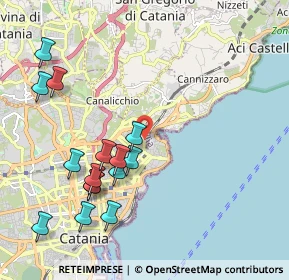 Mappa Via Fiume, 95126 Catania CT, Italia (2.53267)