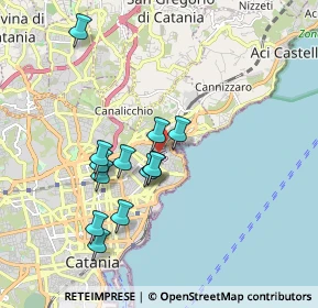 Mappa Via de Caro, 95126 Catania CT, Italia (1.81385)