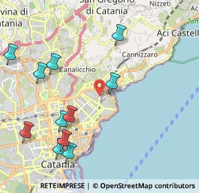 Mappa Via Fiume, 95126 Catania CT, Italia (2.75182)