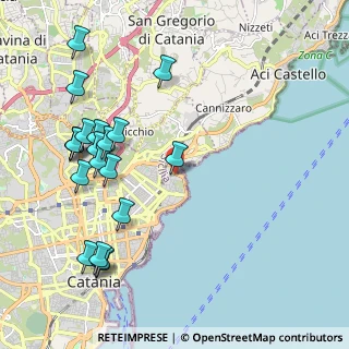 Mappa Piazza Ognina, 95126 Catania CT, Italia (2.7035)