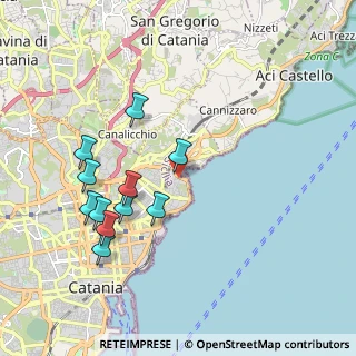 Mappa Vico Testa, 95126 Catania CT, Italia (2.19727)