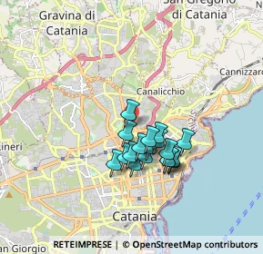 Mappa Via Paolo Gaifami, 95126 Catania CT, Italia (1.46389)