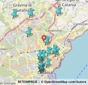 Mappa Via Paolo Gaifami, 95126 Catania CT, Italia (2.27375)