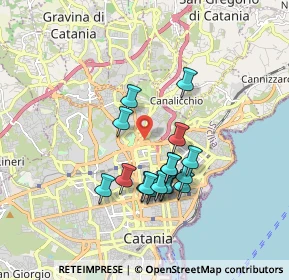 Mappa Via Paolo Gaifami, 95126 Catania CT, Italia (1.70882)