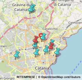 Mappa Via Louis Braille, 95126 Catania CT, Italia (1.88455)