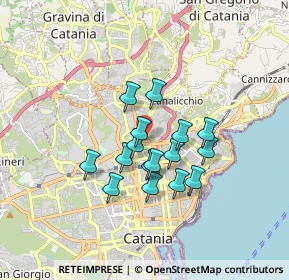 Mappa Via Paolo Gaifami, 95126 Catania CT, Italia (1.45688)
