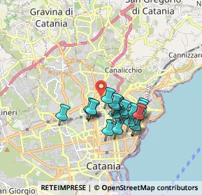 Mappa Via Paolo Gaifami, 95126 Catania CT, Italia (1.536)