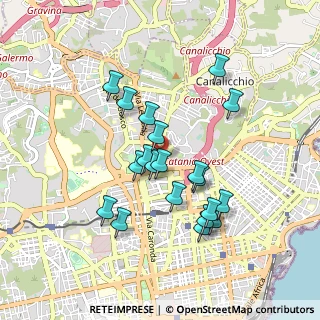 Mappa Via Paolo Gaifami, 95126 Catania CT, Italia (0.922)