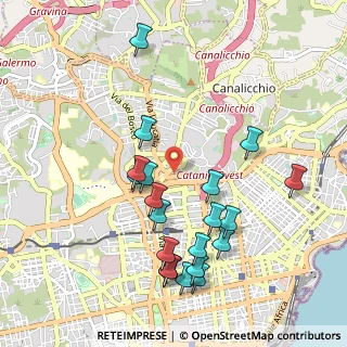 Mappa Via Paolo Gaifami, 95126 Catania CT, Italia (1.174)