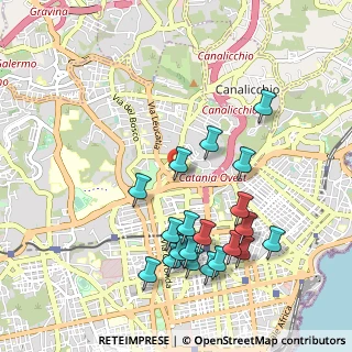 Mappa Via Paolo Gaifami, 95126 Catania CT, Italia (1.193)