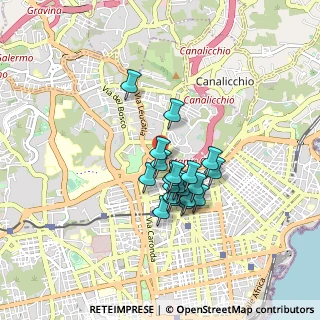 Mappa Via Paolo Gaifami, 95126 Catania CT, Italia (0.706)