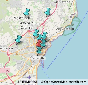 Mappa Via Sebastiano Macaluso, 95126 Catania CT, Italia (2.8975)