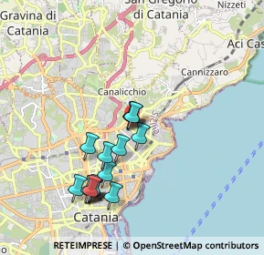 Mappa Via Sebastiano Macaluso, 95126 Catania CT, Italia (1.96533)