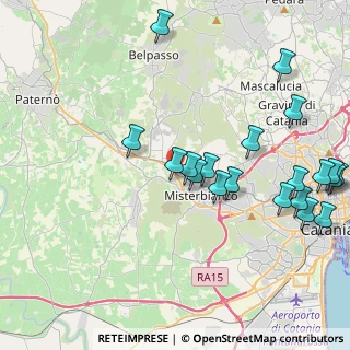 Mappa Via Erbe Bianche Ficarelli, 95045 Misterbianco CT, Italia (5.428)