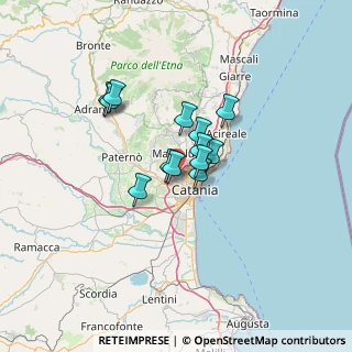 Mappa Via dei Fiordalisi, 95045 Misterbianco CT, Italia (9.88462)