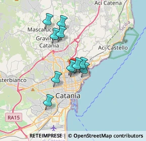 Mappa Via Claudio Claudiano, 95126 Catania CT, Italia (2.90636)