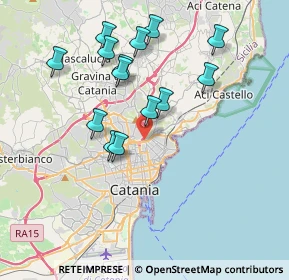 Mappa Via Claudio Claudiano, 95126 Catania CT, Italia (4.05857)