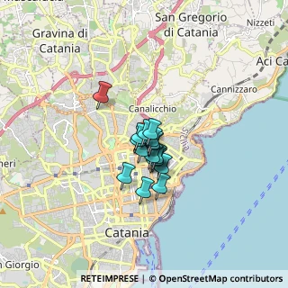 Mappa Via Claudio Claudiano, 95126 Catania CT, Italia (0.95412)