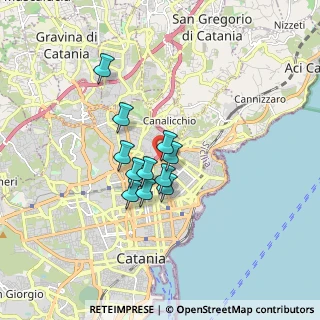Mappa Via Claudio Claudiano, 95126 Catania CT, Italia (1.30727)