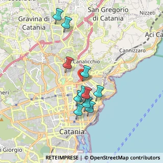 Mappa Via Claudio Claudiano, 95126 Catania CT, Italia (1.79182)