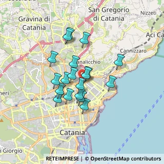 Mappa Via Claudio Claudiano, 95126 Catania CT, Italia (1.49947)