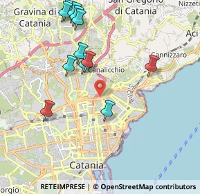 Mappa Via Claudio Claudiano, 95126 Catania CT, Italia (2.42083)