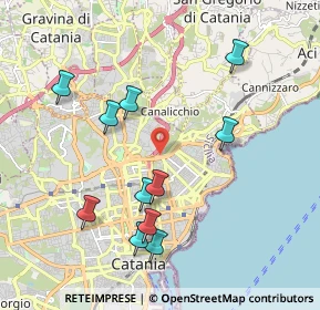 Mappa Via Claudio Claudiano, 95126 Catania CT, Italia (2.27909)