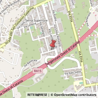 Mappa Via Basilicata, 8, 95045 Misterbianco, Catania (Sicilia)